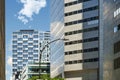 View of Montreal downtown modern buildings Royalty Free Stock Photo