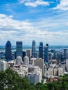 View of Montreal downtown, Quebec, Canada Royalty Free Stock Photo