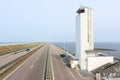 View on The Monument on the Afluitdijk in the Netherland Royalty Free Stock Photo