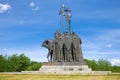 View of the monument `Battle of the Ice`