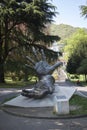 View of the monument Caduti per il servizio