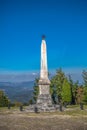 View of monument commemorating war soldiers