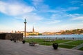 View of Monument Engelbrekt near Stockholm City Hall, Sweden