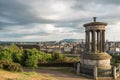 View of a monument in the Scottish Highlands