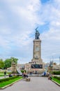 View of the monument of the soviet army in Sofia, Bulgaria....IMAGE Royalty Free Stock Photo