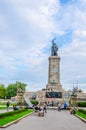 View of the monument of the soviet army in Sofia, Bulgaria