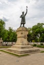 View of the monument St. Stefan the Great, Chisinau, Republic of Moldova