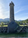 A view of the Monument to Bonnie Prince Charlie