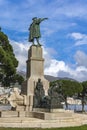 Monument to Christopher Columbus in Rapallo, Italy Royalty Free Stock Photo