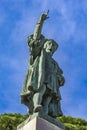 Monument to Christopher Columbus in Rapallo, Italy Royalty Free Stock Photo