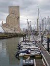 View of Monument to the Discoveries in Lisbon.