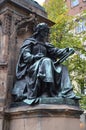 View of the monument to Martin Behaim (1459-1507 Royalty Free Stock Photo