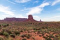 View of Monument Valley at dusk, Utah, USA Royalty Free Stock Photo