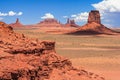 View of Monument Valley in Navajo Nation Reservation between Utah and Arizona