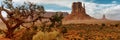 Monument valley. Navajo tribal park, USA Royalty Free Stock Photo