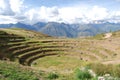 View of Moray in the valley of the Urubamba river