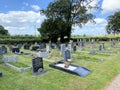 A view of Moreton Corbett Church Graveyard in Shropshire