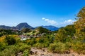 View from the Morne Morel hiking trail, Terre-de-Haut, Iles des Saintes, Les Saintes, Guadeloupe, Lesser Antilles, Caribbean Royalty Free Stock Photo