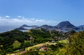 View from the Morne Morel hiking trail, Terre-de-Haut, Iles des Saintes, Les Saintes, Guadeloupe, Lesser Antilles, Caribbean Royalty Free Stock Photo