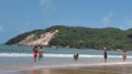 View of Morro do Careca on Ponta Negra Beach in Natal Rio Grande do Norte Brazil Royalty Free Stock Photo