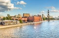 View Moscow city centre on a summer day Royalty Free Stock Photo