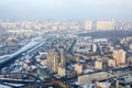 View from Moscow City on the Presnensky district