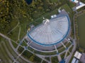 View of Moscow and the ice Palace in Krylatskoye Royalty Free Stock Photo