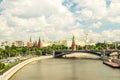 View of Moscow Kremlin. Russia Royalty Free Stock Photo