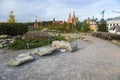 View of the Moscow Kremlin towers from Zaryadye Park