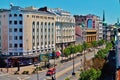 Downtown Belgrade - Beograd Serbia - Terazije street Balkans Royalty Free Stock Photo