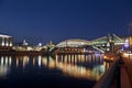 View of Moscow. Pedestrian bridge Bogdan Khmelnitsky