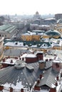 View on Moscow roofs on sunny day Royalty Free Stock Photo