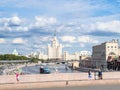 View Moskva River from Bolshoy Moskvoretsky bridge