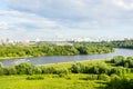 View of Moskva River in Moscow, Russia