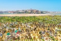 View at the moslim cemetery in Sale Town - Morocco