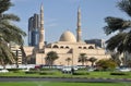 View of a mosque in arabic city