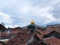 view of the mosque with a beautiful settlement