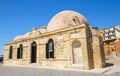 View of Mosque of the Janissaries or Giali Tzami Mosque in Chania on Crete, Greece