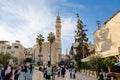 View of the Mosque of Omar (Umar). Bethlehem, Palestine.