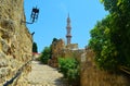 View of the mosque in the Rhodes fortress