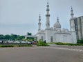 View of the mosque in thohir, Depok Indonesia