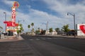 Red sign on las vegas street