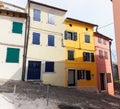 View of the Motovun colorful houses