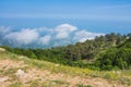 View from Mount Ai-Petri, Crimea. Beautiful nature of Crimea