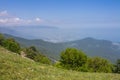 View from Mount Ai-Petri, Crimea. Beautiful nature of Crimea