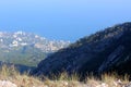 View from Mount Ai-Petri to Yalta and the Black Sea