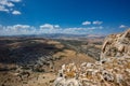 A view of mount Arbel and sea of Galilee Kineret part of jesus trail, Israel Royalty Free Stock Photo
