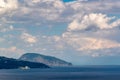 View of Mount Ayu-Dag on the Crimean Black Sea coast