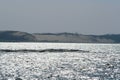 View of Mt. Baldy from the Michigan City Lighthouse pier