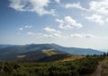 View of Mount Bihor (Varful Bihor, Curcubata Mare) in the Bihor mountains Royalty Free Stock Photo